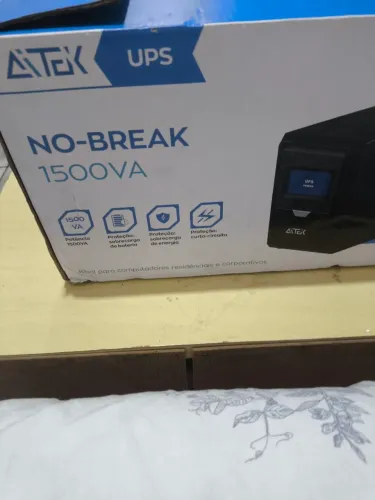 Nobreak Atek 1500va ANB 3315 com display LCD - novo na caixa 900w bivolt