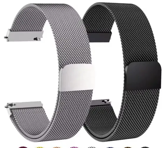 Pulseira Milanese pra Smartwatch 20mm