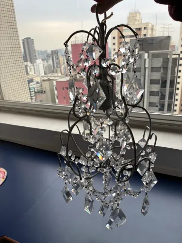Lustre Cristal Pendente