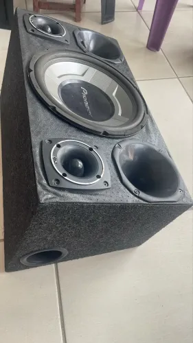 Caixa trio com sub de 12 Pioneer 