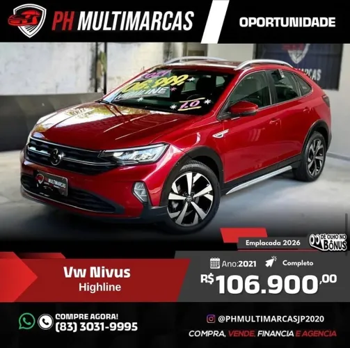 Volkswagen Nivus Highline 1.0 200 TSI Flex AUT 2021