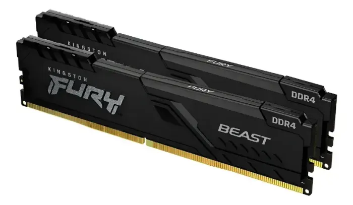 2x16 Memória RAM Kingston Fury Beast 3200mhz