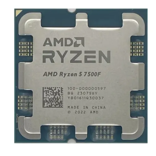 Processador AMD Ryzen 5 7500F AM5 3.7GHz (Até 5GHz) 6C/12T OEM