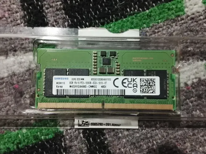 8GB DDR5 5600MHz - Funcionando Perfeitamente