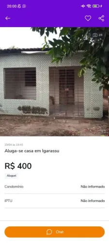 Aluga-se casa cortegada /Igarassu 