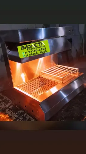 Secador de frituras inox com suporte para  saquinho da batata- sob medida 