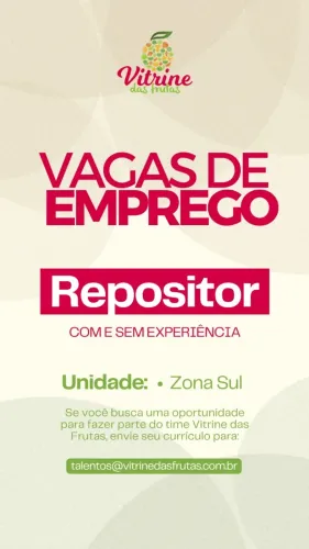 VAGA DE EMPREGO