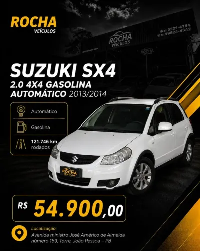 Suzuki SX4 2.0 16V 145cv 4WD 5P Aut. 2014