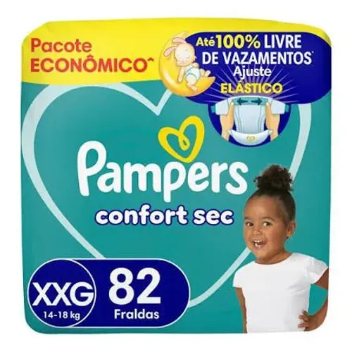 Fralda Pampers Confort Sec 
