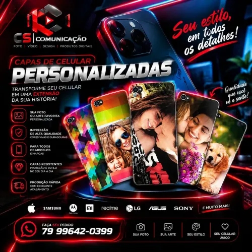 Capinhas de celular personalizada