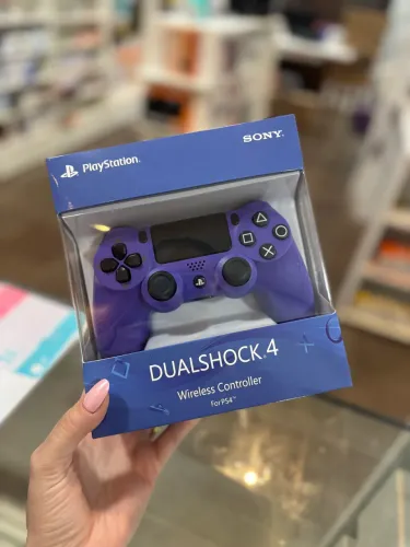 Controle Videogame PS4 Personalizado Roxo Wireless