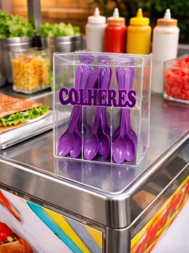 Porta colheres p açaiteria..Soveteria