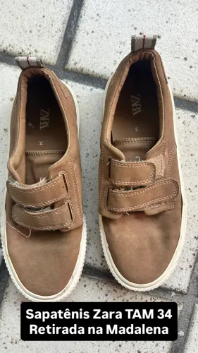 Sapatênis Zara TAM 34