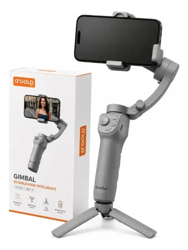 Estabilizador Gimbal Inteligente A'Gold Pro SLF-10 Produza vídeos e fotos com muito mais