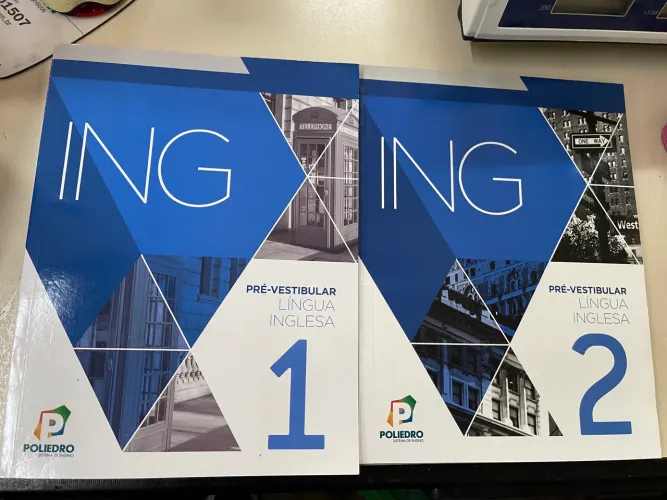 Livro poliedro inglês 2 volumes pré vestibular língua inglesa 2021