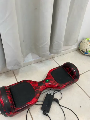 Hoverboard vermelho (fogo) novo