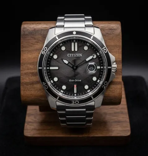 Relógio Citizen Eco Drive Marine Preto Novo