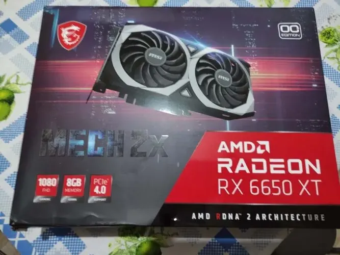 Placa de Vídeo MSI RX 6650 XT MECH 2X OC 8GB