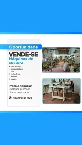 Máquinas de costura 