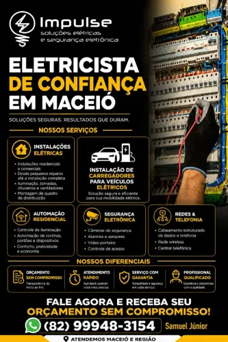 Eletricista, soluções seguras. Resultados que duram