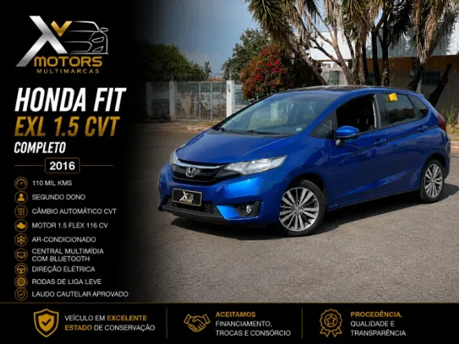 Honda Fit EXL 1.5 Flex/flexone 16V 5P AUT 2016