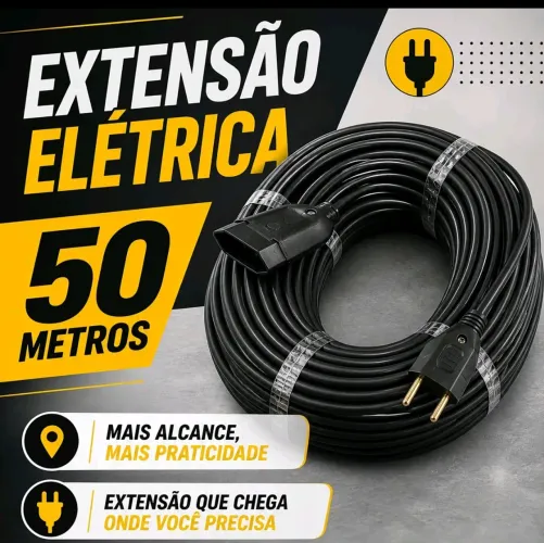 Extensão elétrica 50m²