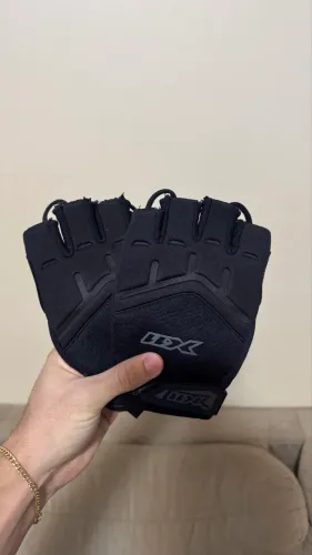 Luva X11 Fit X Unissex Meio Dedo Motociclista Tamanho G