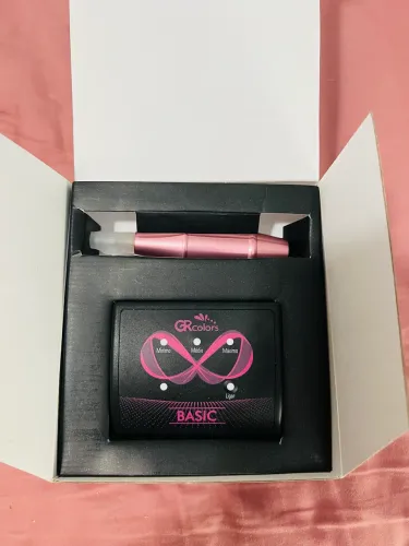 Dermografo GR Colors basic rosa. Perfeito para micropigmentação e despigmentação. 