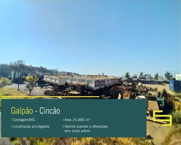 Galpão para alugar em Contagem/MG no bairro Cincão.