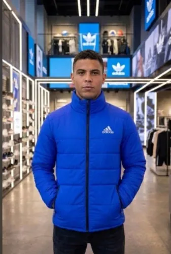 Jaqueta Masculina Adidas Azul Royal - NOVA - ORIGINAL - Tamanho G