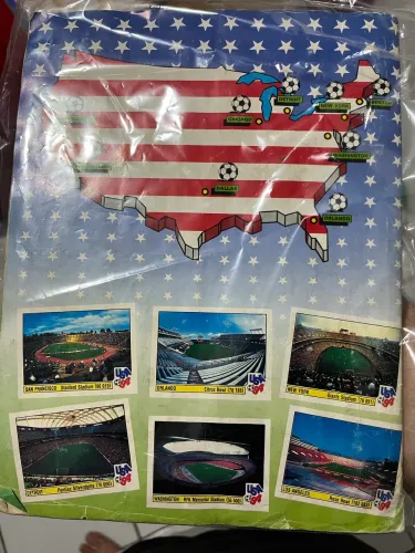 Álbum Copa do Mundo 1994 Completo Original - Tetra do Brasil - Raro