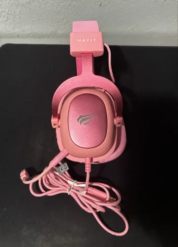 Headset Gamer Havit H2002d Rosa