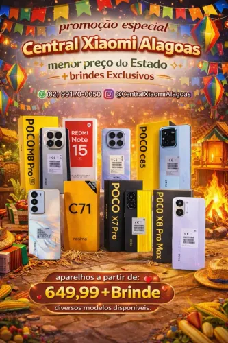 Xiaomi Poco X8 Pro Max 5G, Poco X7 Pro 5G, Poco M8S 5G e Diversos Modelos Disponíveis 