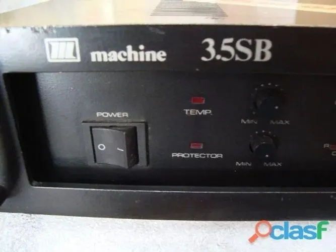 Potência Machine 3.5SB 1.200 w RMS - Raridade! 