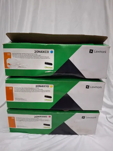 Cartuchos de toner para impressoras laser lexmark
