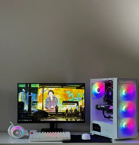 PC Gamer Completo Ryzen 5 3600 RX 580 8GB + Monitor 100Hz