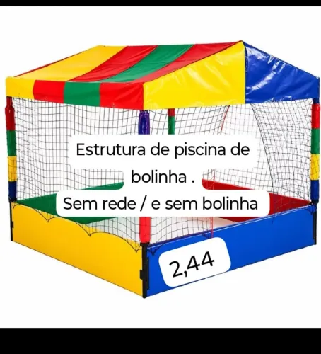 Estrutura de piscina de bolinha