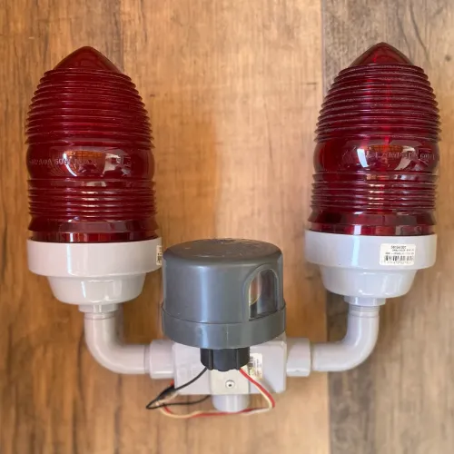 Sinalizador Garagem Vermelho 60W