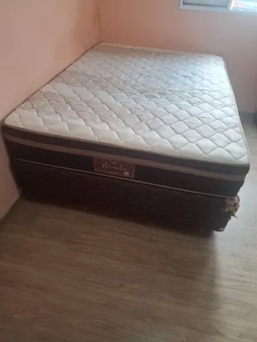 Cama Casal Box + Colchão