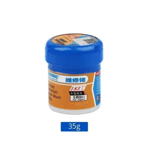 Solda em Pasta 183 Graus, Bga Smd Mechanic XG-50 Sn-63/Pb37 35g (99995.9905 zap)