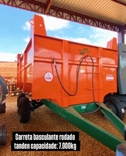 Carreta basculante 7 toneladas