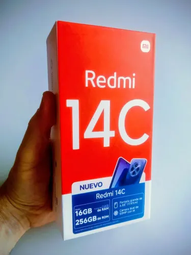 XIAOMI REDMI 14C GLOBAL16GB RAM + 265GB ROM + CAPA + PELÍCULA (COMPLETO) 100% NOVO