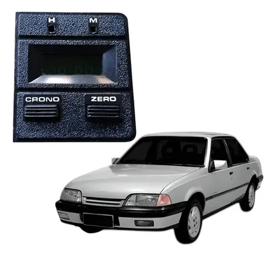 Relogio Digital Gm Monza Kadett Opala Caravan 1987 1998 Preto