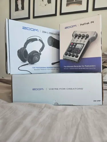 Kit para podcast Zoom - agora seu podcast sai da gaveta.