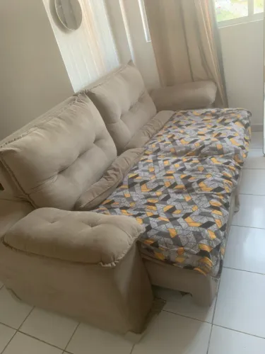 Sofá retrátil 3 lugares 