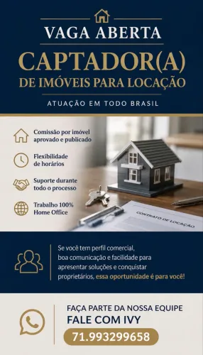 Agente de Captação de Imóveis - Todo o Brasil | Home Office