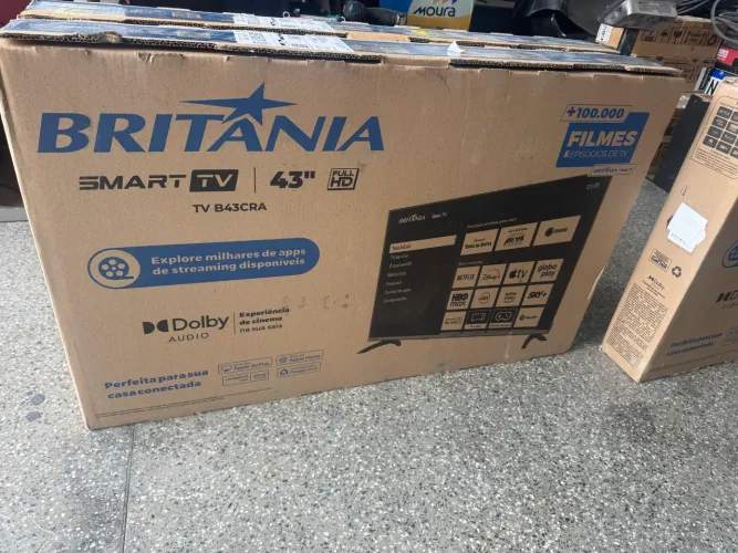 Smart Tv 43 Britânia - Nova