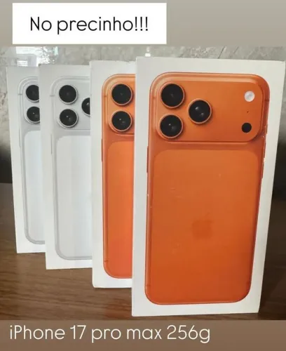 iPhone 17 pro Max 256GB LACRADO LARANJA