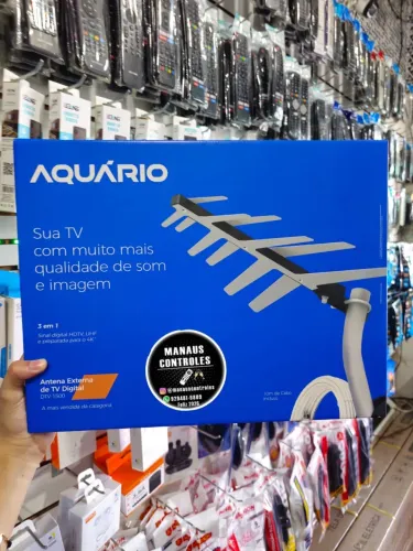 Antena externa de TV digital 