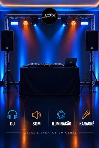 SOM, ILUMINAÇÃO, DJ E KARAOKÊ